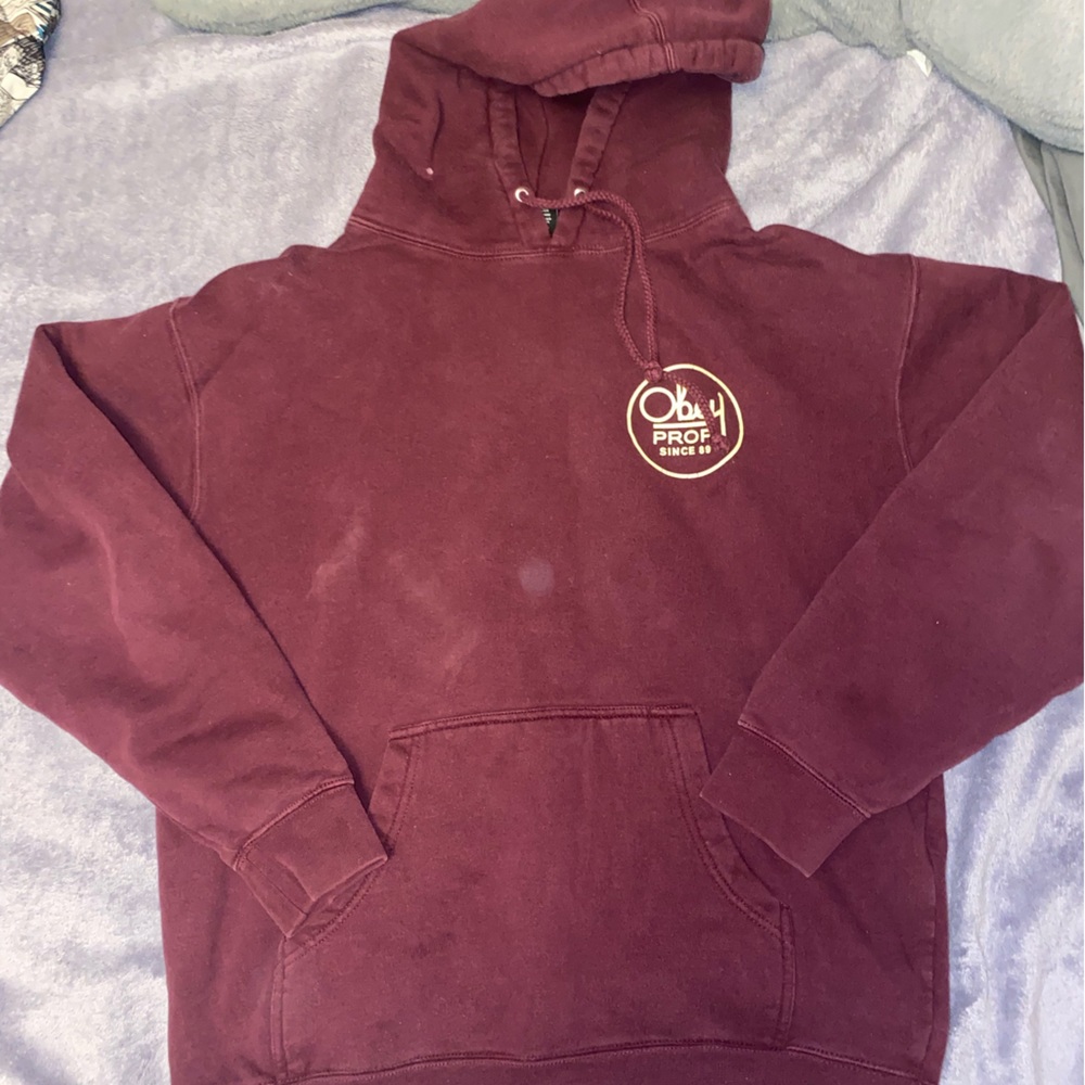Obey prop red/maroon hoody